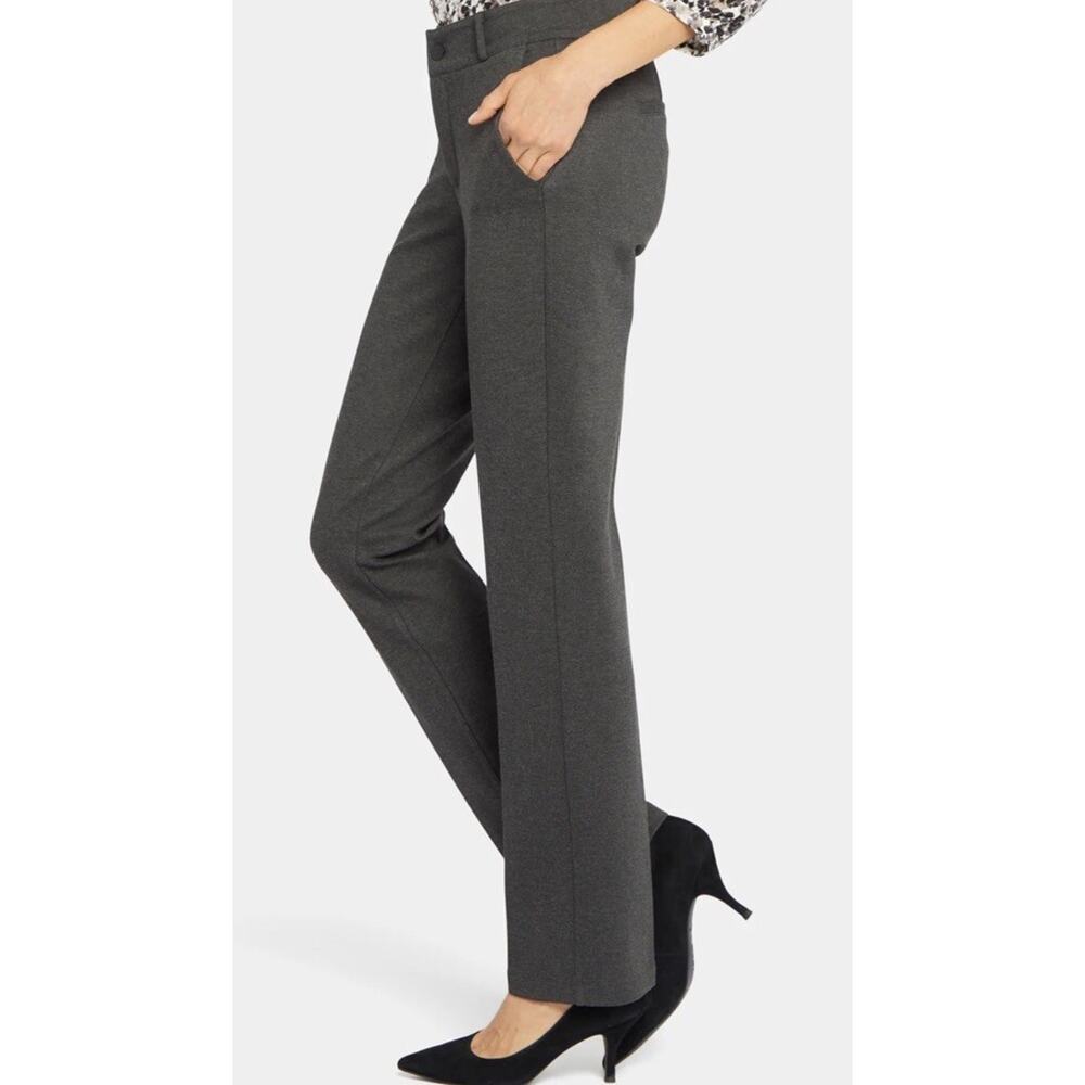 NYDJ Sculpt-Her Classic Trousers Womens Size 18P Charcoal Heathered (new) - Picture 3 of 8